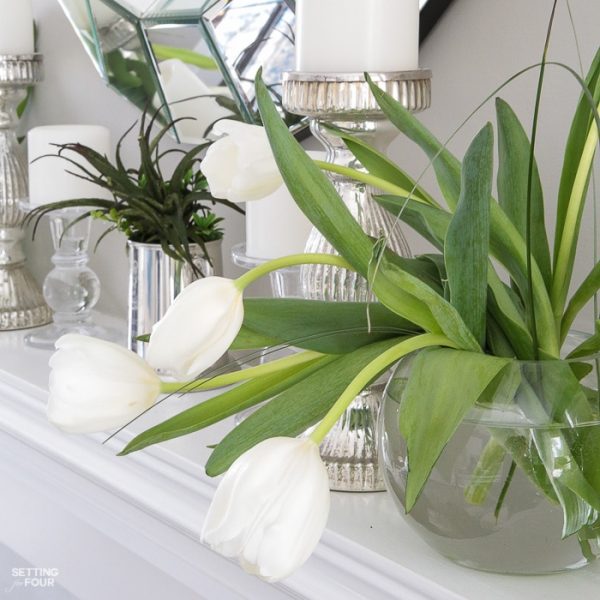 How To Arrange Tulips In A Vase In 5 Easy Steps! - Setting For Four ...